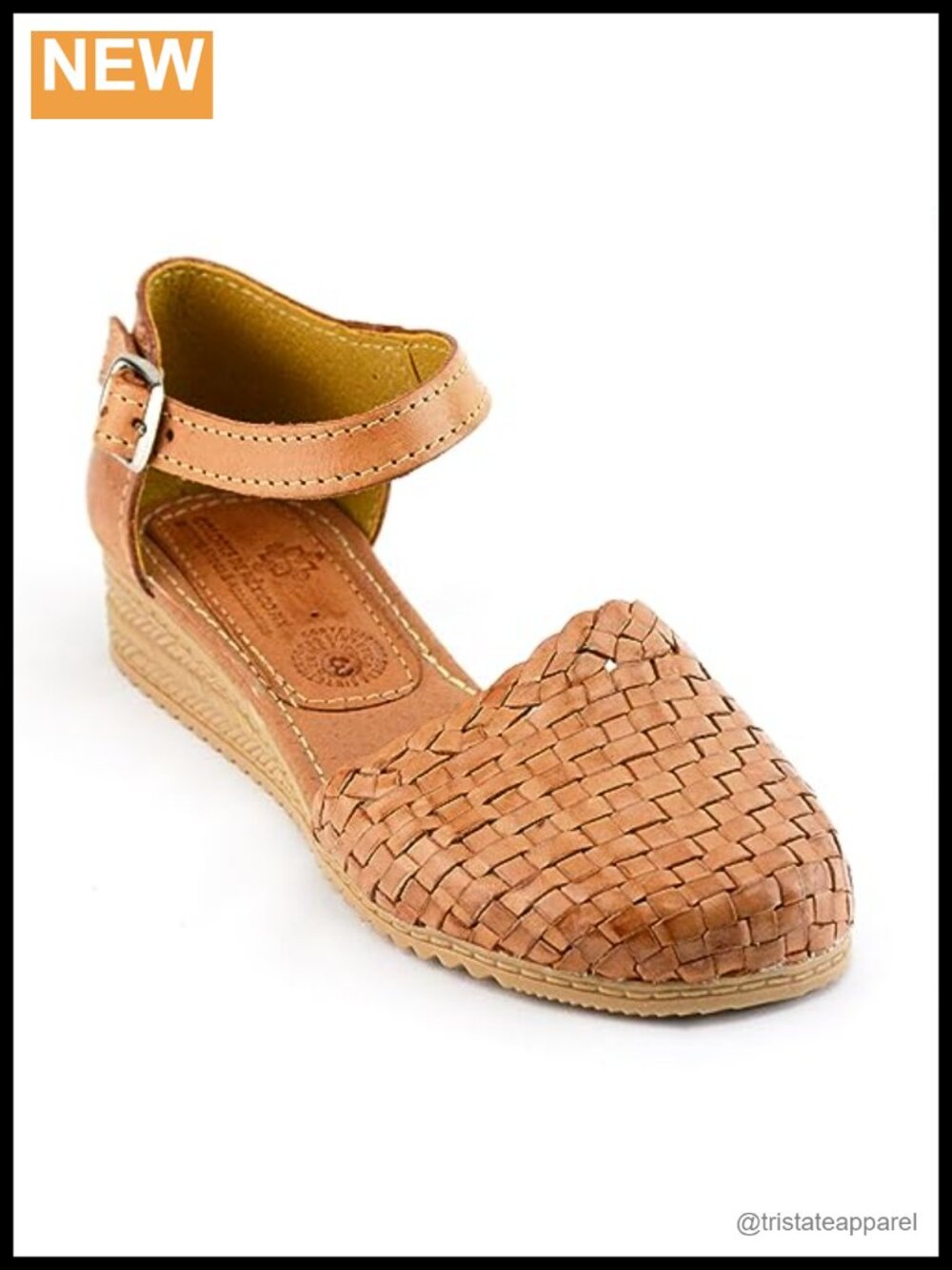 Handmade Genuine Leather Wedge Sandals Women